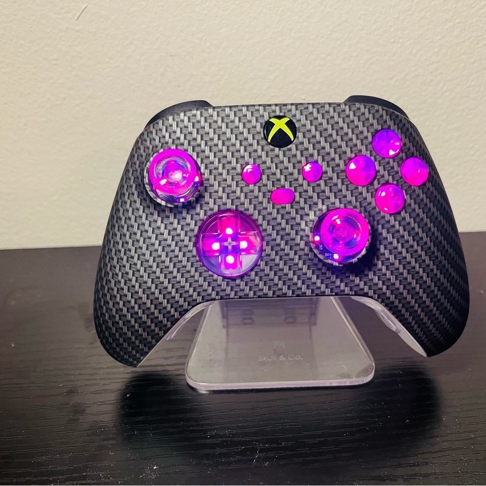 Microsoft Xbox Custom Modded Controller with LEDs - Picture 2 of 4